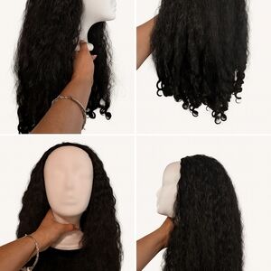 Elegant Black Curly Hair Wig